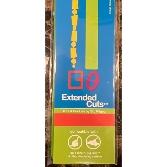 Sizzix Ellison Design Extended Die Cuts belts & Buckles by Stu Kilgour 22500 - Picture 2 of 3